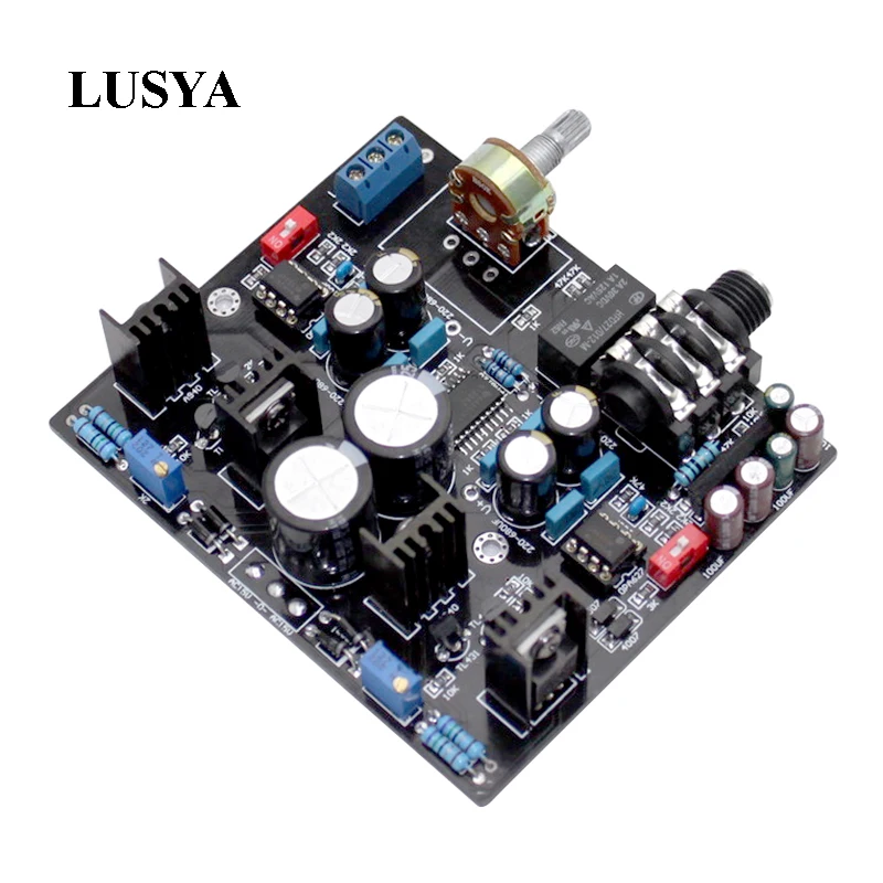Lusya TPA6120A NE5534 Headphone Amplifier Board UPC1237 Protective Circuit for 32-600 ohm speaker G9-007