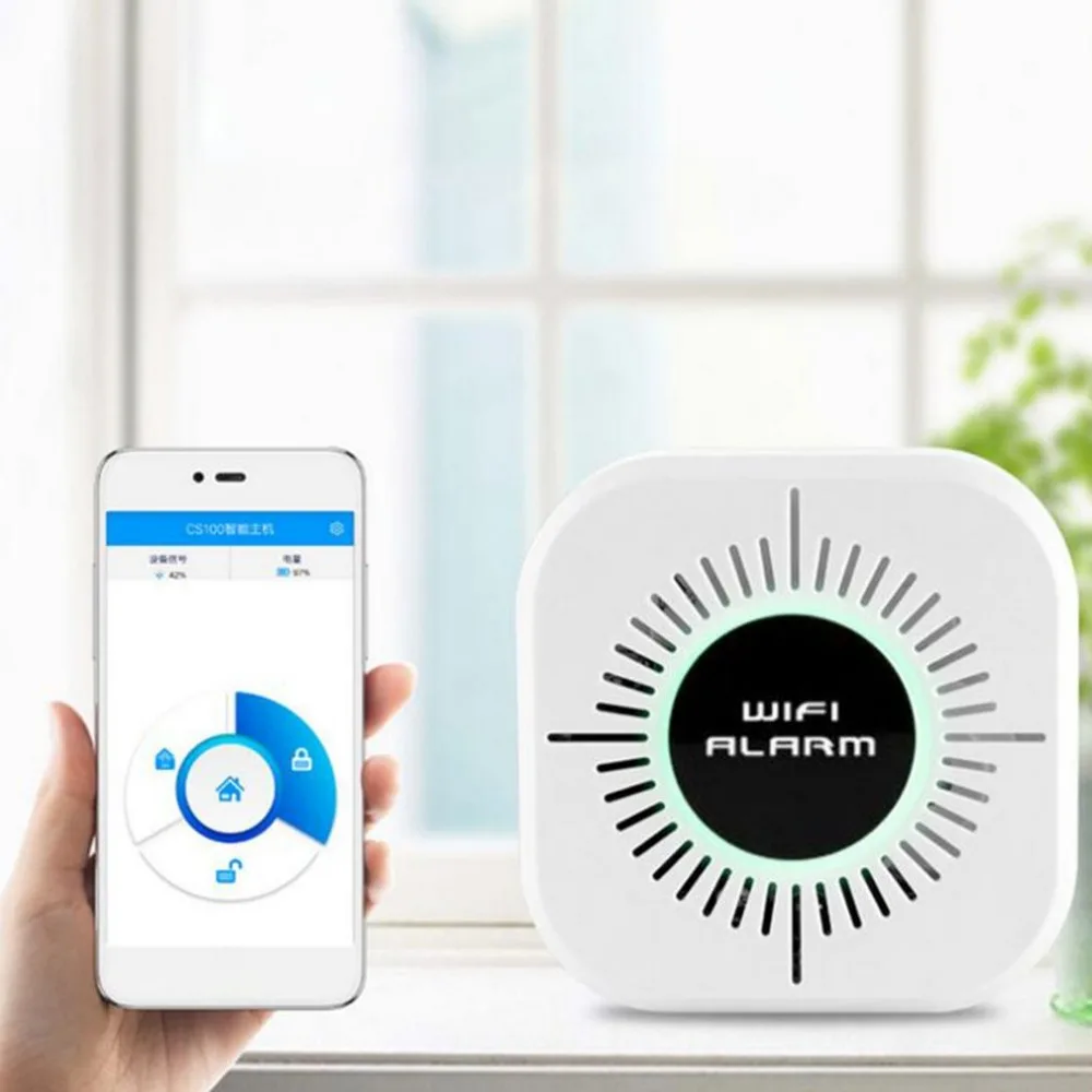 

Wireless Wifi Network Burglar Alarm Door And Window Burglar Alarm Smart Home Infrared Sensor Alarm
