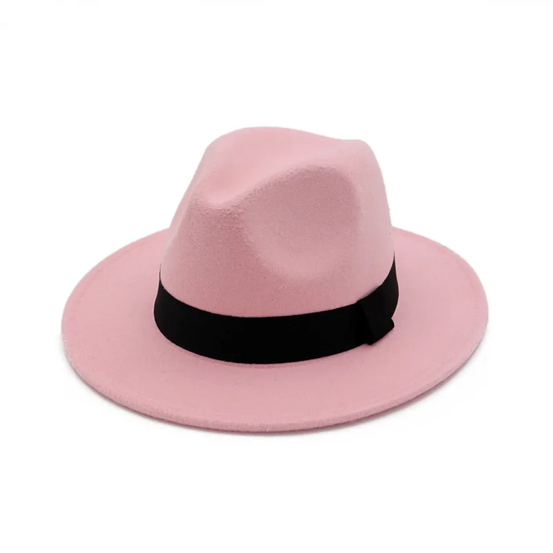 2019 Retro Men Women Ladies Hats Ala Jazz Hat Autumn Winter Cap Cotton Imitation Wool Bowler Hats New Round Caps fedora hats for big heads