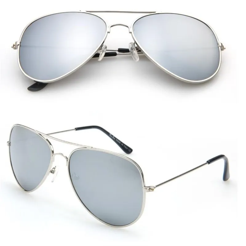Мужские классические солнцезащитные очки пилота, оправа из сплава, солнцезащитные очки для мужчин, для вождения, защита от уф400 лучей, антибликовые, синие, серебристые, золотые