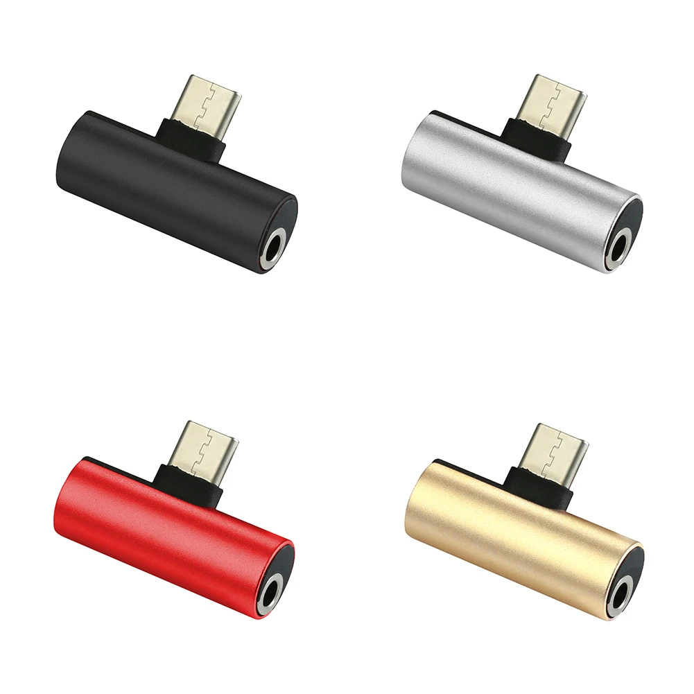 

Multifunction Type-C To 3.5 Mm Adapter Audio Convertor USB AUX Headphone Jack Cable 2 In 1 Audio Adapter For Charging Music