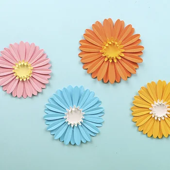 

Metal Cutting Dies Scrapbooking 3D Flower Frame Background Die Cut New 2019 Craft Stencil Christmas Party Card Making Home Decor