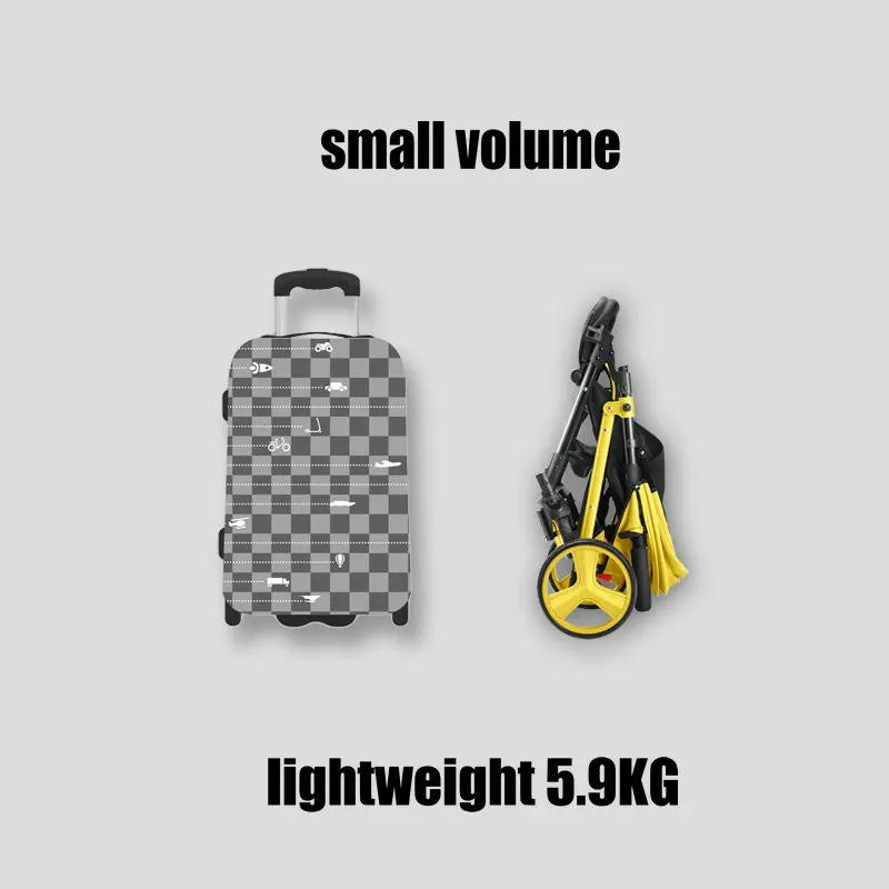 Портативная складная детская коляска с чехлом для ног легкая из ЭВА|stroller