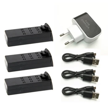 

3PCS 3.7V 800mah battery with 3in1 European standard charger for YH-19 YH-19HW YH-19hw JDRC JD-20 JD20 DK20 battery