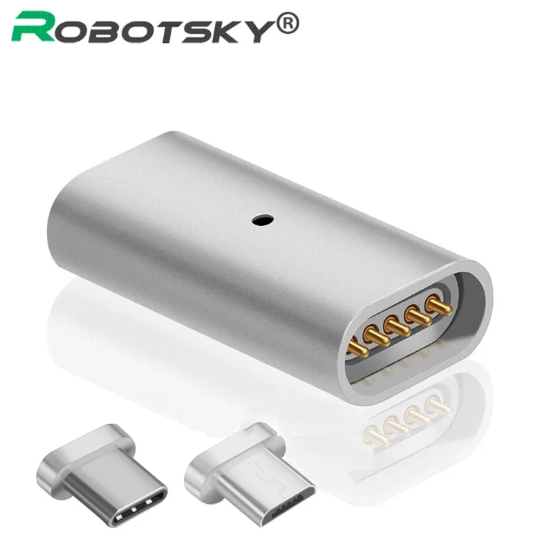 Magnetic Adapter For iPhone Magnetic Micro USB Type C Type ...
