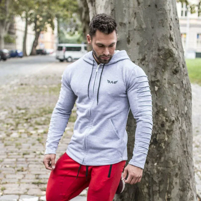 Sport Men's gym sweatshirt Men Hoodies Sweatshirt (3)