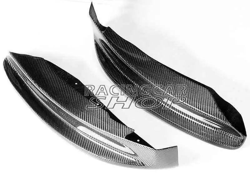 Real Carbon Fiber Front Spiltters spoiler Flaps Cupwings For BMW E82 135i M tech Bumper 08-11