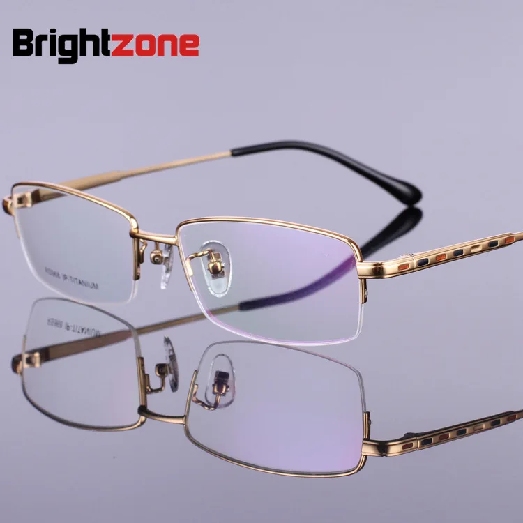 

Rx-able New Pattern Pure Titanium Spectacle Frame Myopia Glasses High Archives Glasses Ip Electroplate Glasses Frame RS968