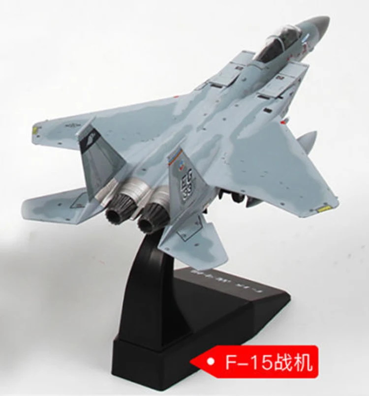 Для сбора 1/100 весы F 15 Орел Модель самолета сплава литья под давлением модель США