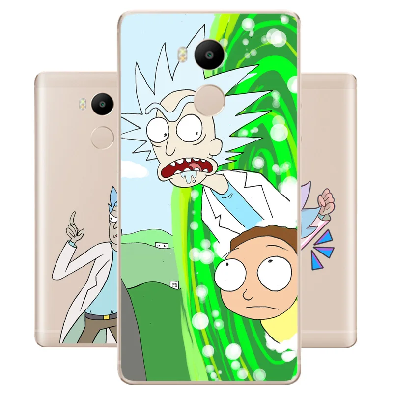 DREAMFOX M444 милый чехол Rick And Morty из мягкого ТПУ силикона для Xiaomi Redmi Note 3 4 5 Plus 3S 4A 4X 5A Pro