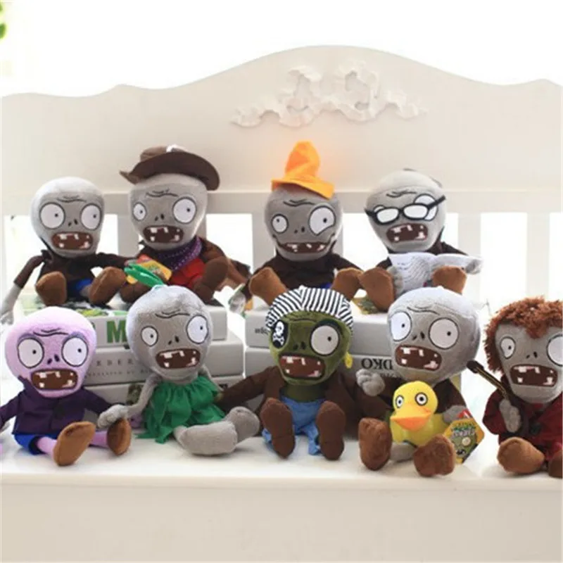 Игрушка плюшевая зомби из полипропилена и хлопка 30 см|cotton stuffing|kids toysplush doll |