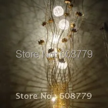 F041- Новое поступление Алюминиевые оранжевые торшеры