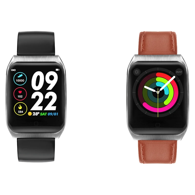 Outdoor Sports Bracelet Watch Smart Wristband Ecg Bracelet E58ecg + Ppg Heart Rate Blood Oxygen Ip68 Step Metal Belt Pedometer