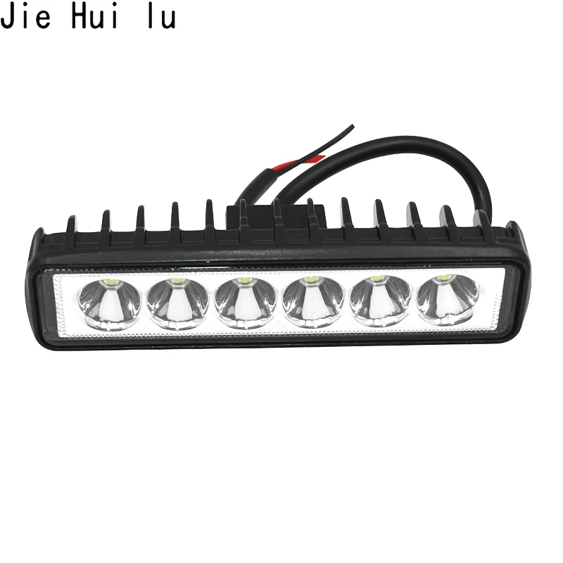 1 шт. автомобиль автомобиль-Стайлинг грузовик 18 Вт 6 SMD СВЕТОДИОДНЫЙ рабочий светильник бар Реверсивный прожектор рабочий светильник лампа для Jeep Лодка 4WD 12 В 24 В