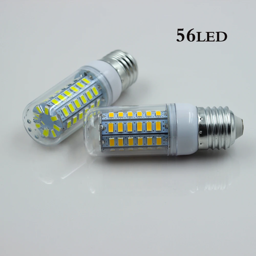 KARWEN светодиодный светильник E27 SMD 5730 220 В 24 36 48 56 69 светодиодная люстра в форме свечи светодиодная лампа для украшения дома Светодиодная лампа-кукуруза