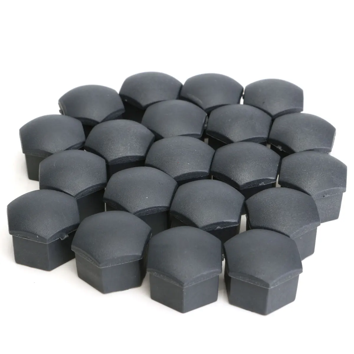 Wheel Nut Rim Cover Silver Black Wheel 20pcs 17mm Lug Nut Car Auto Hub Screw Protection Anti-theft Dust Cover Protective Caps Cap Kit