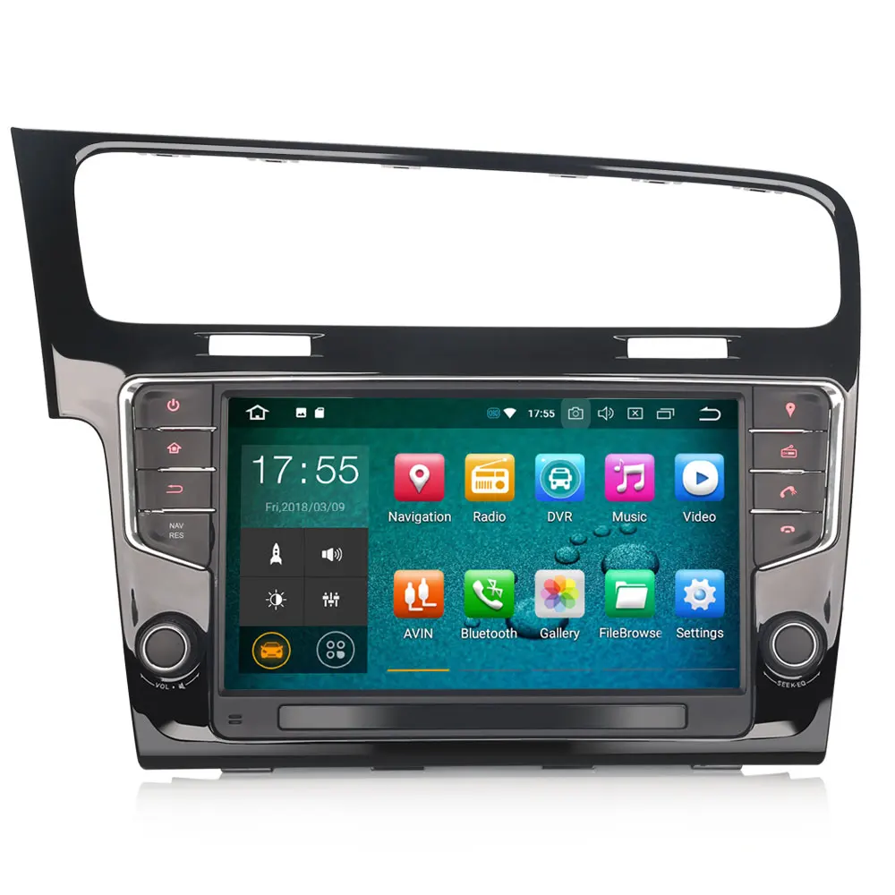 9 &quotAndroid 0 пирог OS автомобильный мультимидийный Навигатор Радио для Volkswagen Golf 7 2013