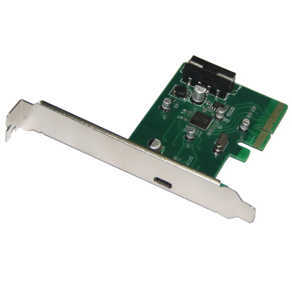 Desktop USB 3.1 Type-C port PCI-e Controller Card  PCI Express 4x to USB3.1 Type C Converter Adapter