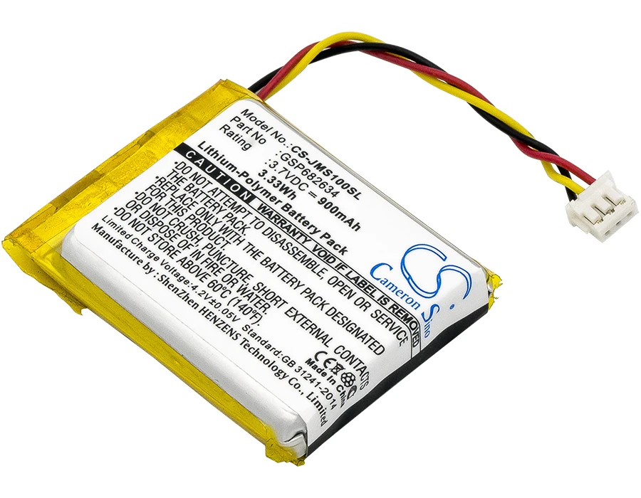 Аккумулятор Cameron Sino GSP682634 на 900 мА · ч для JBL Go Smart|cameron sino|battery forcameron sino battery |