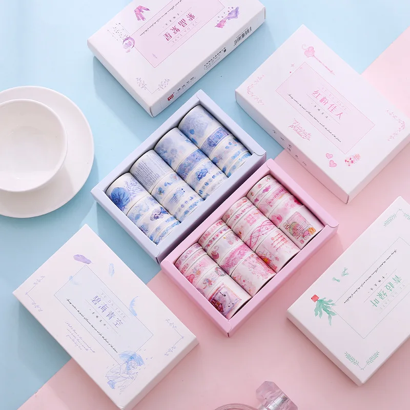 

20 Pcs Washi Tape Set Masking Wash Stickers Scrapbooking Washitape Cinta Adhesiva Decorativa Vintage Fita Adesiva Decorado