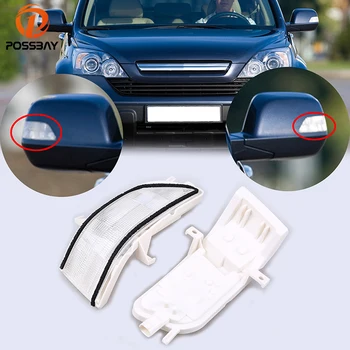 

POSSBAY Side Rearview Mirror Turn Signal Light for Honda CRV 2007-2011 LED Amber Indicator Lights for Honda Crosstour 2011-2016