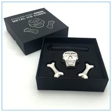 Креативный металлический 304 Нержавеющая сталь ледяной камень для охлаждения виски камень Бар творческий Графин для вина подарок 2/3/4 шт