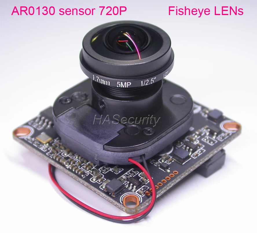 Объектив рыбий глаз 1/3 дюйма aptin AR0130 CMOS датчик изображения Hi3518E CCTV IP камера модуль