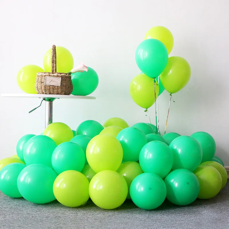 

5pcs 12inch 5inch Macaron Latex Balloons Green Blue Balloon Wedding Ballon Marriage Birthday Party Decoration Kids Latex Balloon