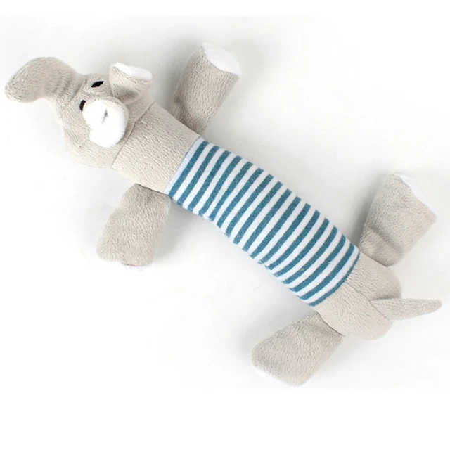 Plush Pet Dog Toy Chew Squeak Toys For Dogs Supplies Fit for All Puppy Pet Sound Toy Cute Elephant Duck Pig Plush Toys For Pets 4