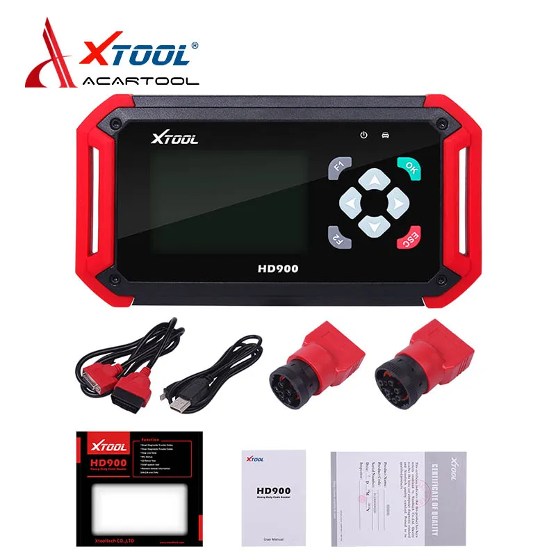 XTOOL HD900 OBD OBD2 сканер считыватель кодов сверхмощный инструмент для диагностики дизельных двигателей проверьте светильник двигателя