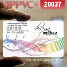 20037 элегантные визитные карточки-матовые лица прозрачная карта тонкий 0,36 мм