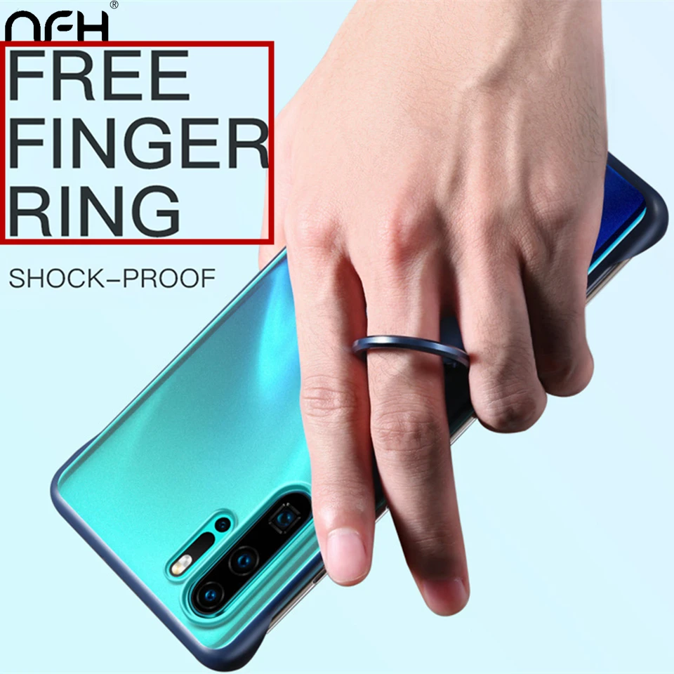 Новый прозрачный безрамочный чехол NFH 2019 для телефона Huawei P30 P20 Nova 5 Honor 20 Pro