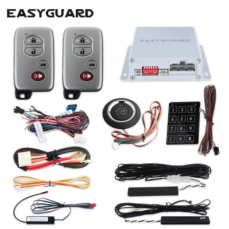 Buy EASYGUARD pke car alarm system push