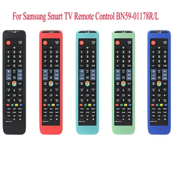 

23.3*5.4cm Protective Silicone Remote Controls Case For Samsung Smart TV Remote Control BN59-01178R/L Cover Remote Control Case