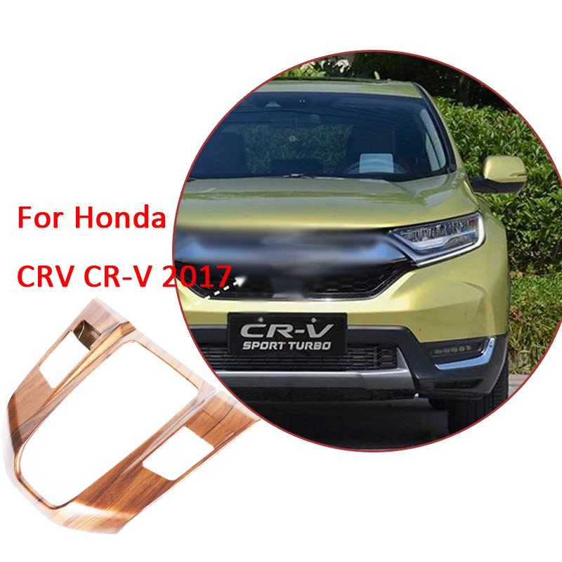 Автомобильный Стайлинг с текстурой древесины чехол для HONDA CRV 2017|shift gear|style shiftinggear