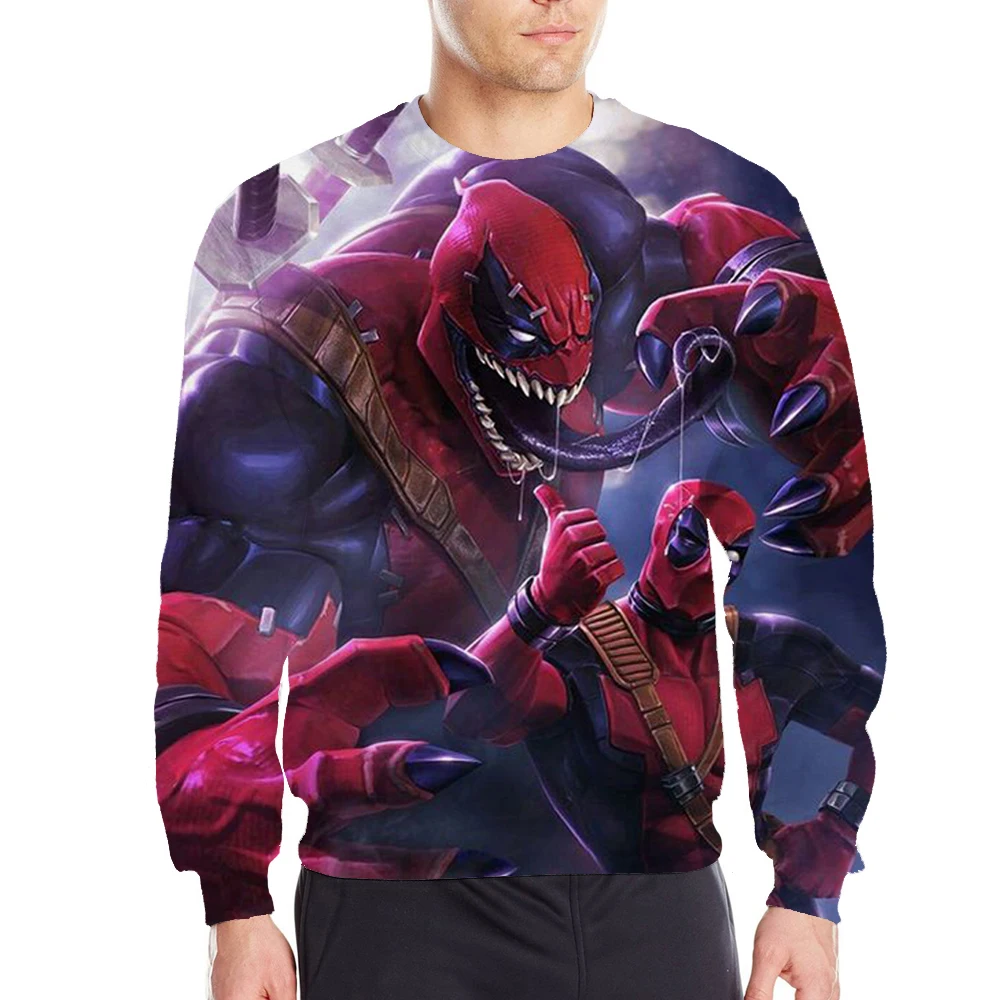 NEW Sins Sweatshirts Hoodie Men Spiderman Printed Streetwear Sweatshirt Teens Boys Hip Hop Ulzzang Clothes Oversized Tracksuits