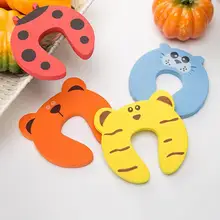 

1pcs Cartoon Child Security Door Card Baby Anti-pinch Hands Door Stopper Door Anti - Folder Hand Protector Color Random