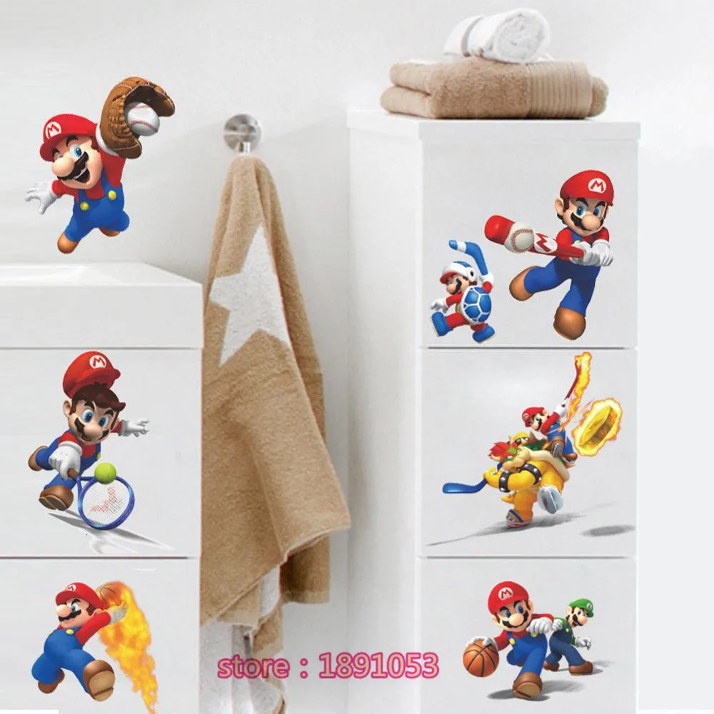 the new animation game design wall sticker baby room decoration