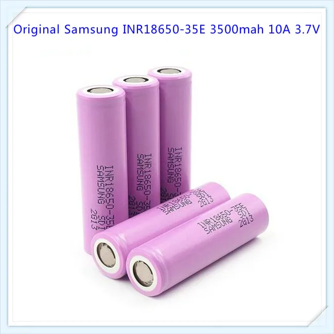 100% Оригинальный высокой емкости 18650 3500 мАч 35E sdi inr18650 35e (1 шт.)| |