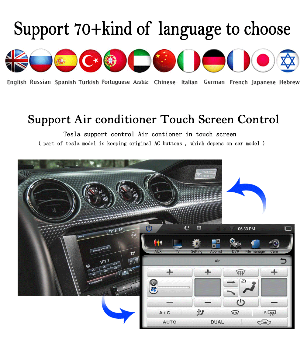 Perfect Krando Android 7.1 12.1" tesla Vertical screen car multimedia player GPS for Toyota Tundra 2014-2018 radio player navigation BT 6