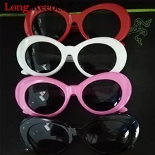 Очки в стиле Курта Кобейна мужские ретро брендовые дизайнерские овальные мужские и женские солнечные очки NIRVANA солнцезащитные очки UV400 gafas de sol mujer