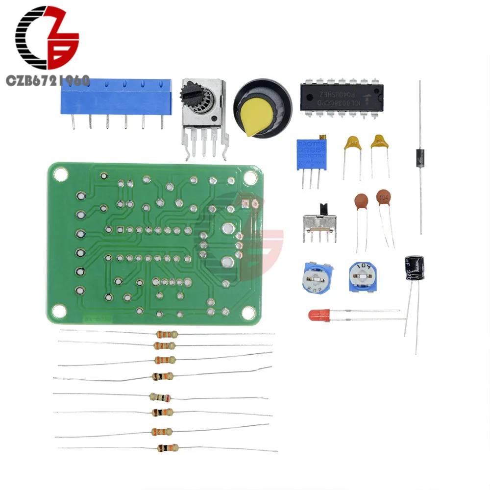 ICL8038 монолитная функция генератор сигналов модуль комплект синус квадратный треугольник