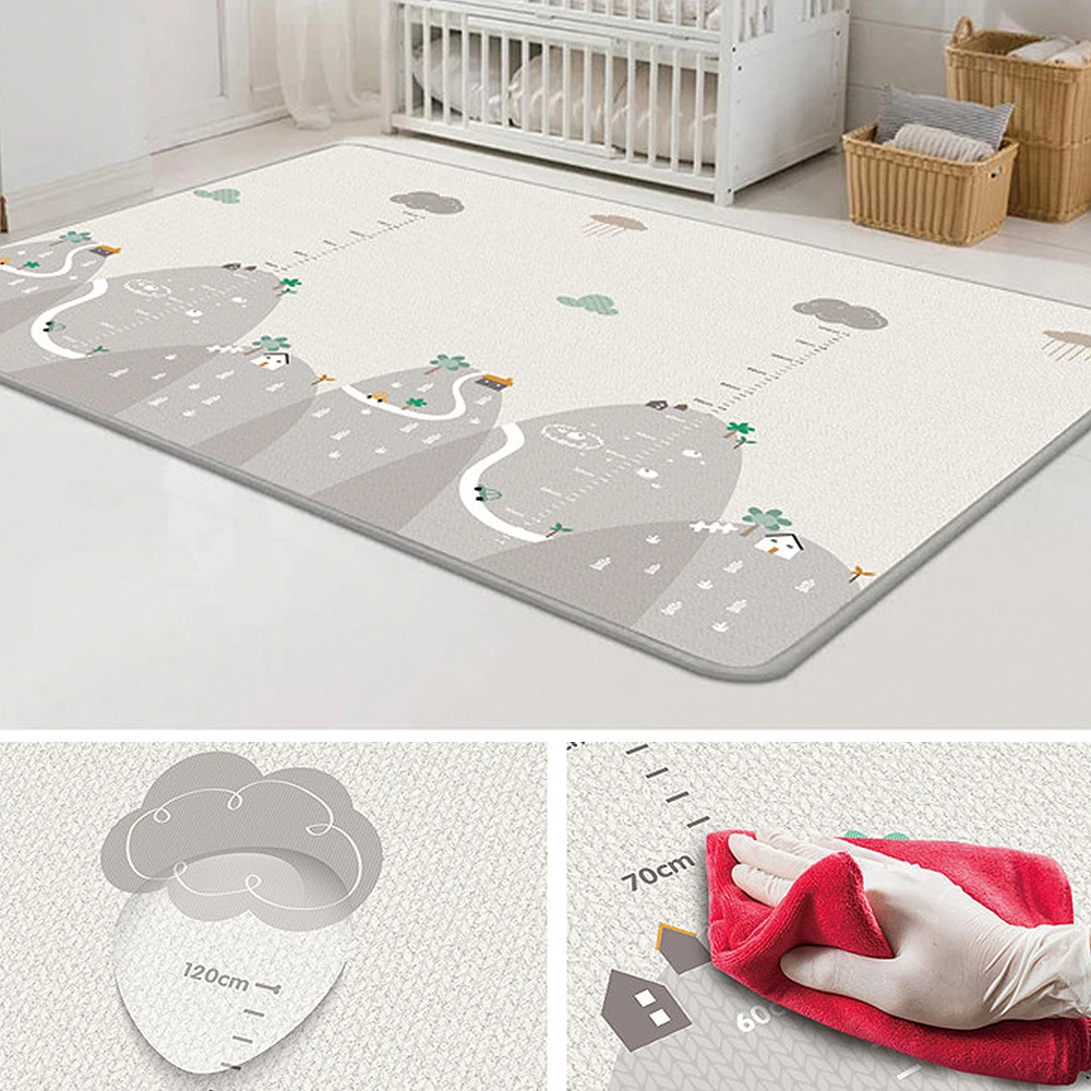 Puzzle de Espuma Esteira do Jogo do Bebê do Miúdo da Criança 1cm de Espessura Novo Tapete Infantil Esteiras Playmat Crawl Cobertor 200*180 Centímetros 5 Tapetes de jogo