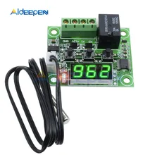 W1209 DC 12V LED Digital Heat Cool Thermostat Temperature Control Thermometer Thermo Controller Switch Module + NTC Sensor Case