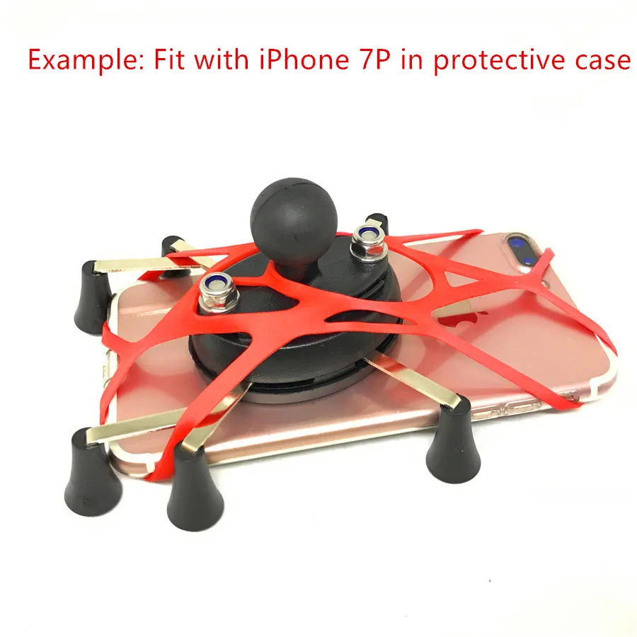 X Grip Type 1 inch Ball Mount Motorcycle Phone Holder Base (7)