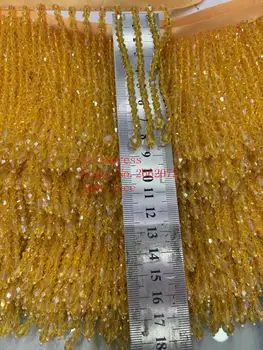 

stock 10yard/bag 8-9cm Orange diamond beaded tassel ribbons are used for dress design holiday decoration ym148#