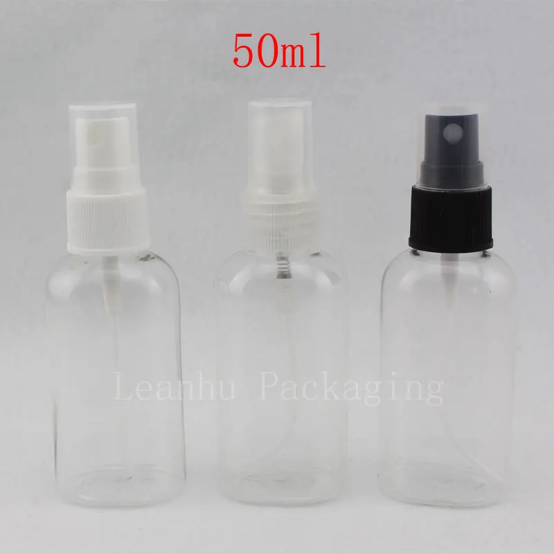 Buy 50ml transparent oval shape empty spray plastic