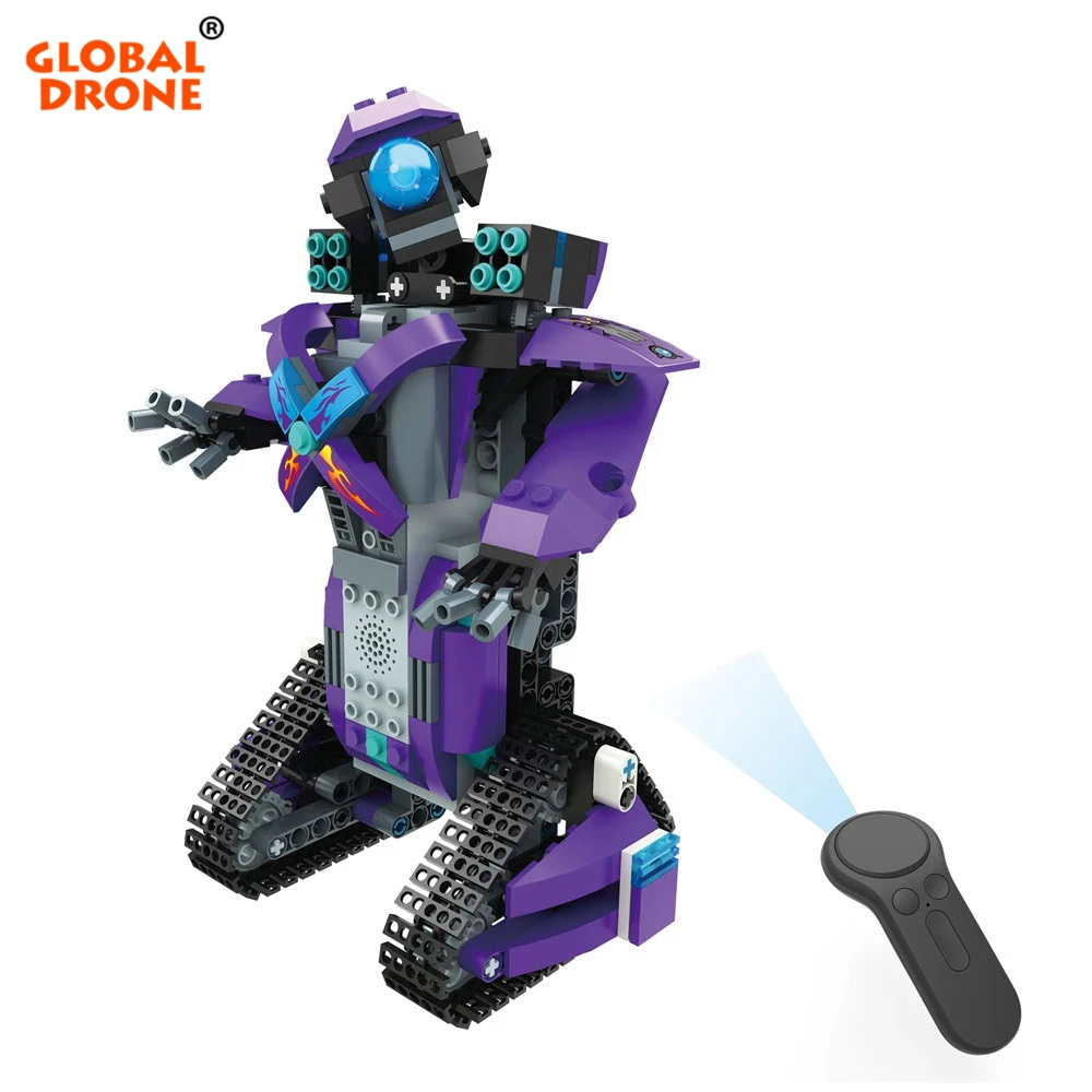 

Global Drone Remote Control Robot Tank Building Block Design Robotic for Kids Christmas Birthday Gifts Robot Toys for Boys