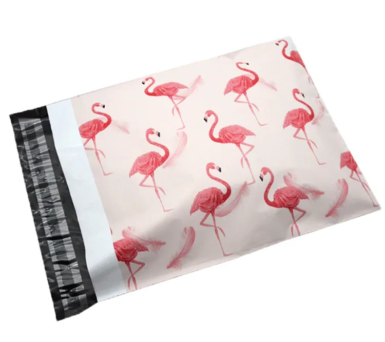 Leotrust Фламинго Поли Мейлер клейкие Конверты Сумки Курьер подарок Фламинго Мешок пластиковые почтовые подарочные коробки для игрушек упаковка мешок