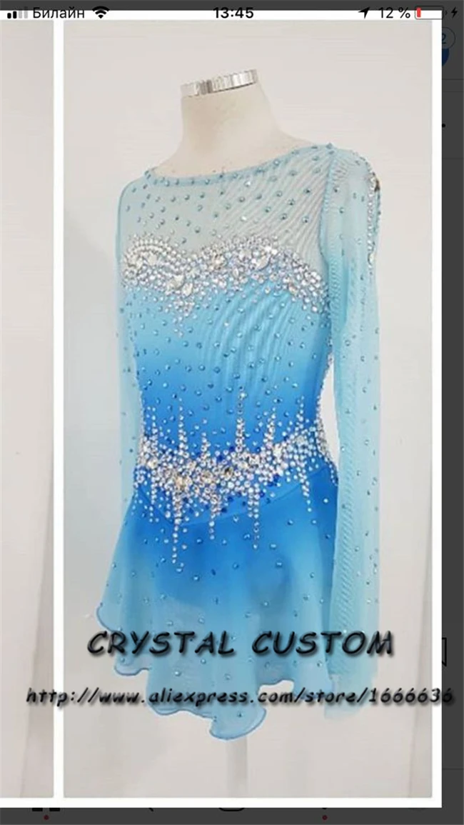 

Custom-Made Figure Skating Dress Adult New Brand Figure Skating Dresses For Competition DR4773